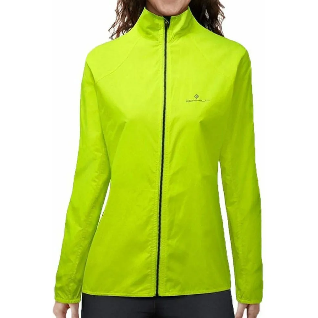 upcycled design Ronhill Core Womens Running Jacket - Yellow