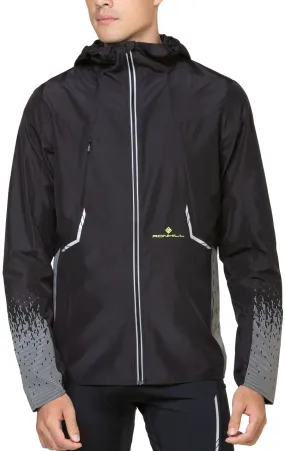 Ronhill Tech Reflect Mens Running Jacket - Black Slim Fit Cut