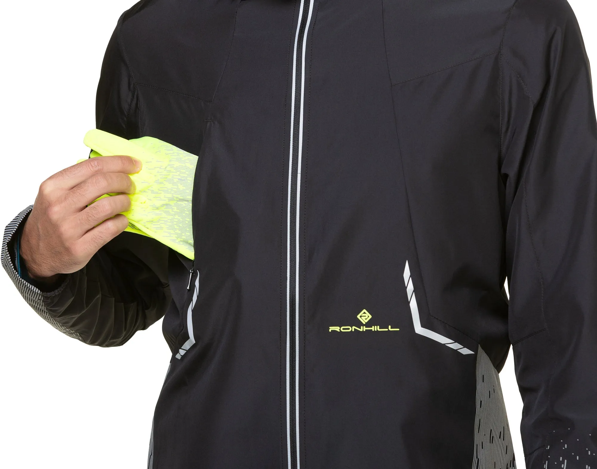 Credit standard size Ronhill Tech Reflect Mens Running Jacket - Black