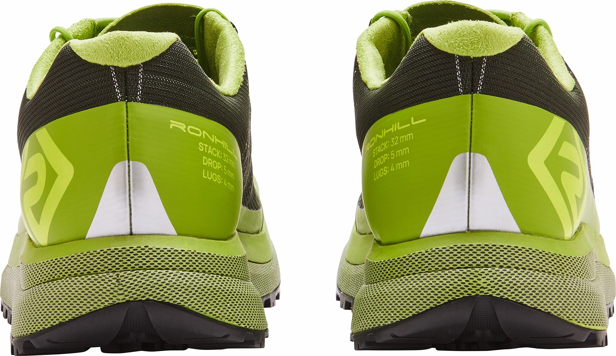 Ronhill Freedom Mens Trail Running Shoes - Green PaddedTongue