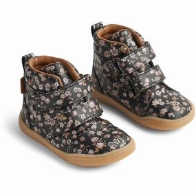 Flexible Frame Rough Trail Hiker Anti fungal Wheat Black Flowers Bootie Sixanni Tex