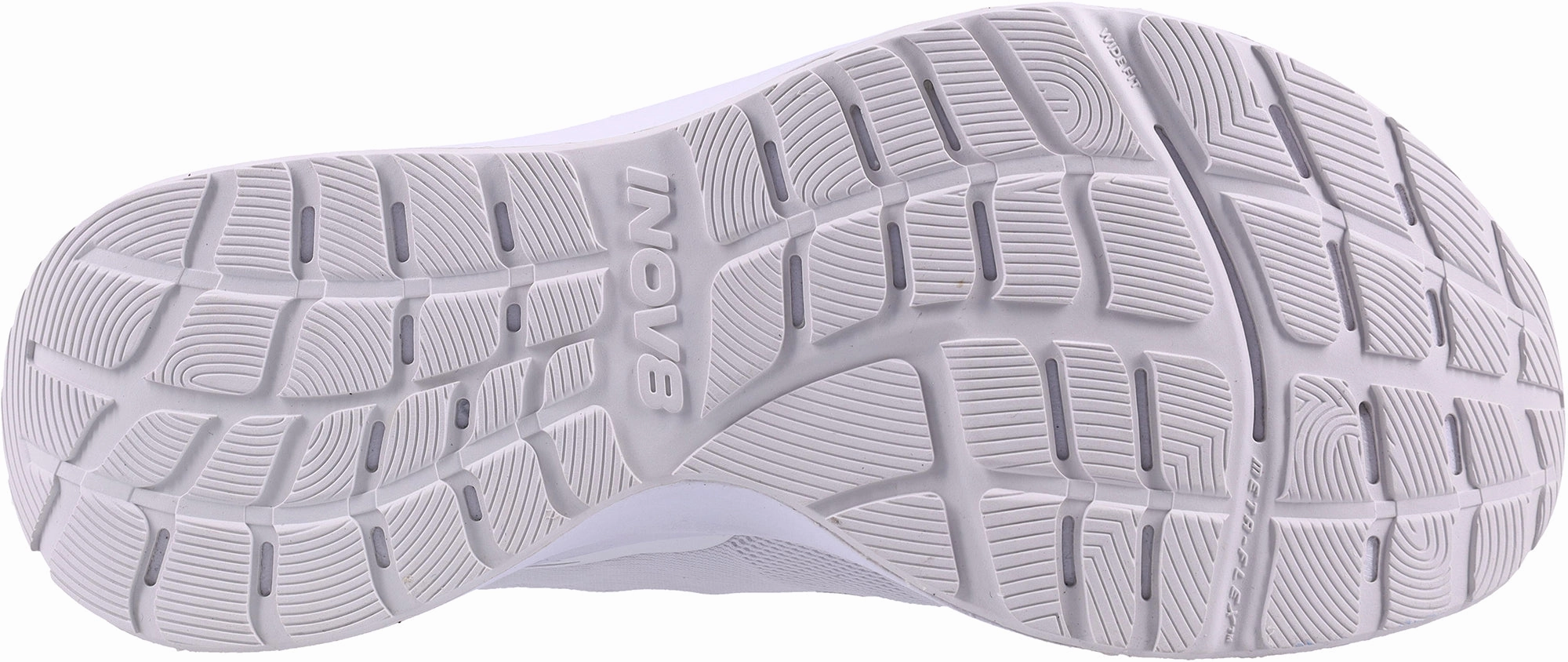 shock - absorbing shoes fringe - decorated running option Inov8 RoadFly Max WIDE FIT Womens Running Shoes - White