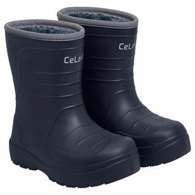 CeLaVi Navy Thermal Boots - Embossed Protective Finish Hiking Trails