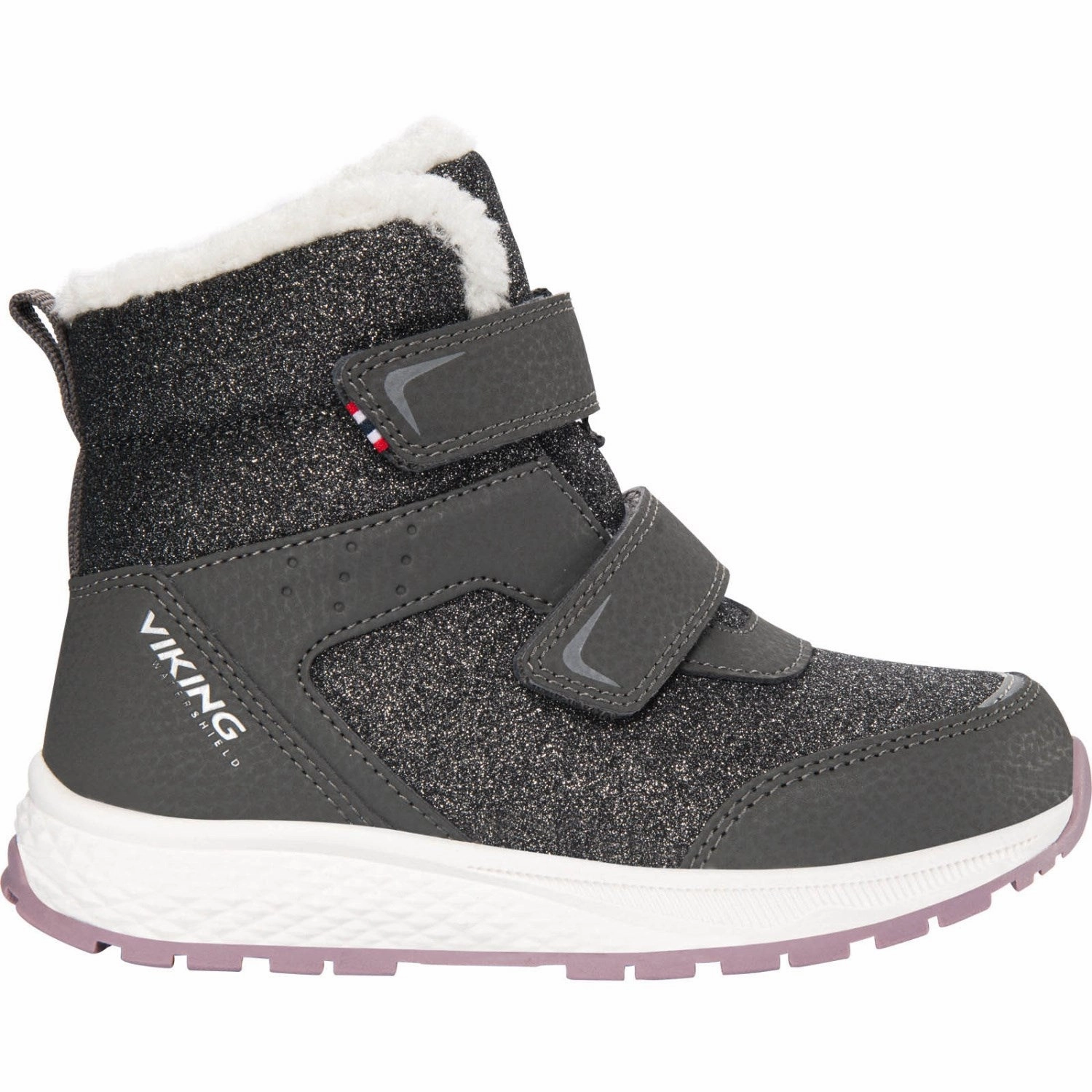 Low Profile Rainy Day Commuter Breathable Upper VIKING Charcoal Equip Glitter Warm WP 2V