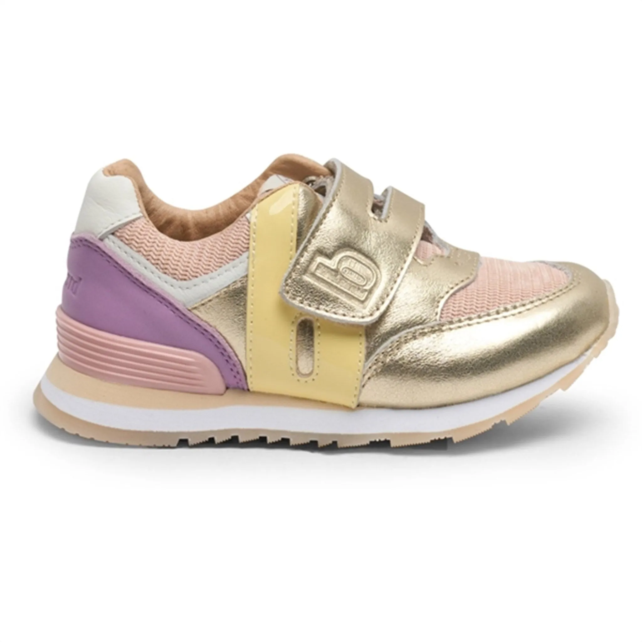 Bisgaard Winston Velcro Shoes Gold Daily Casual