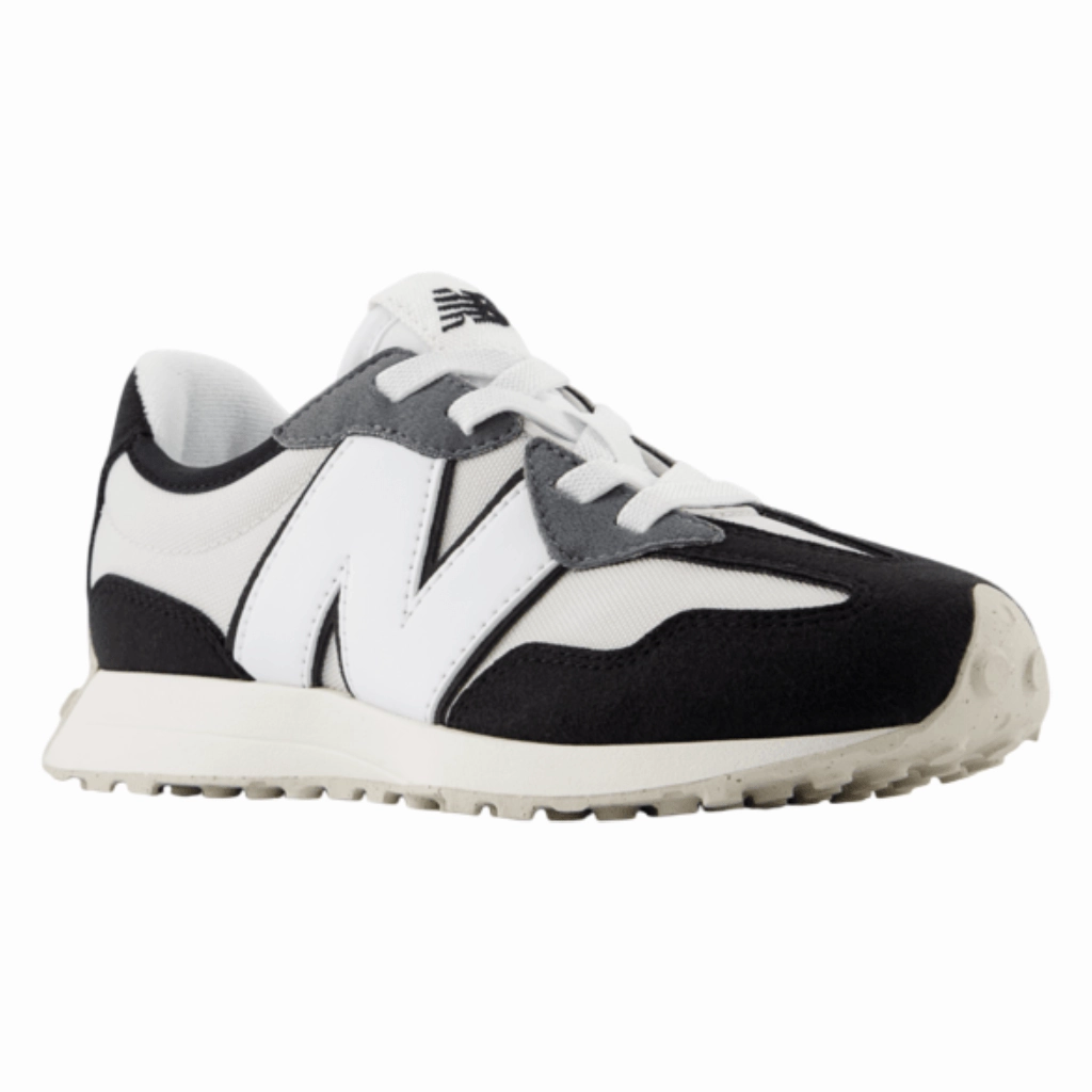 Outsole ridges enhance surface contact and grip Active Lifestyle New Balance 327 Bungee Lace Children