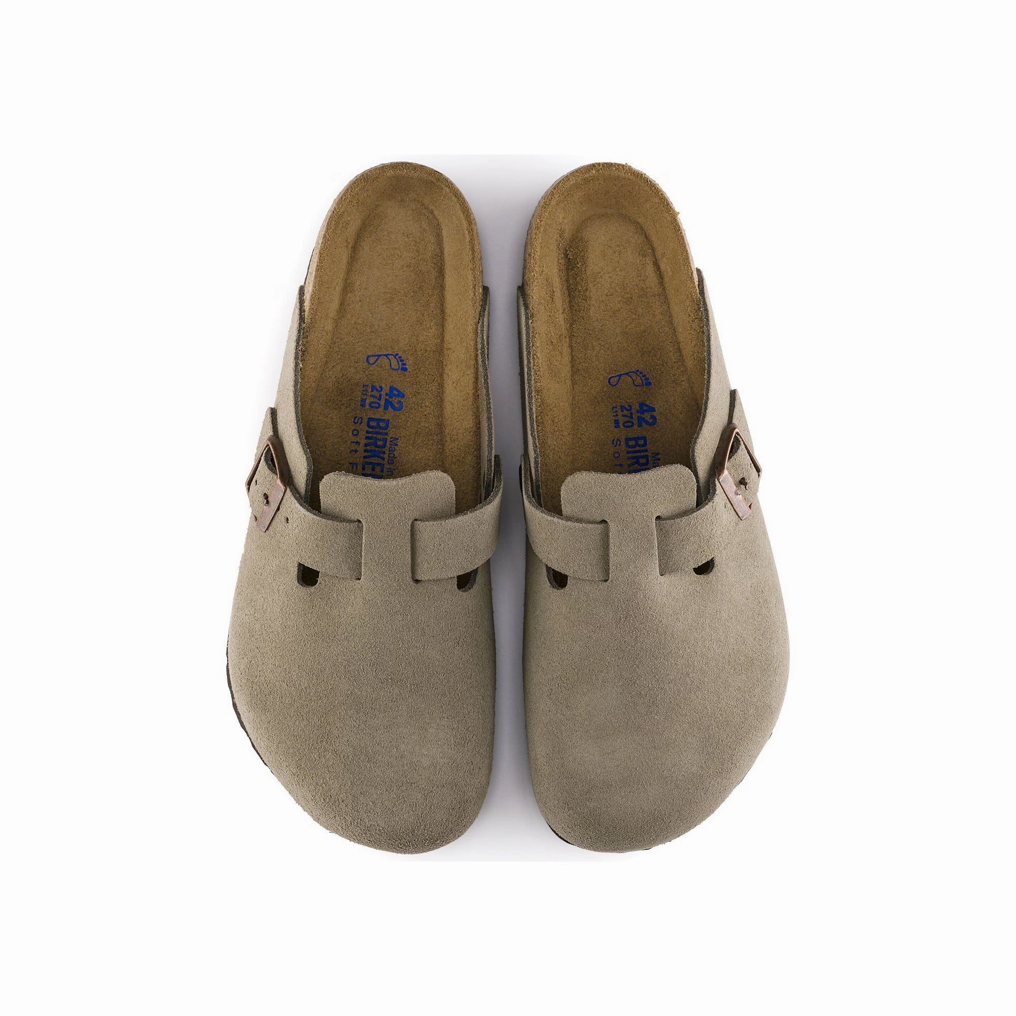 moisture - wicking sock minimalist running gear Birkenstock Mens Boston Soft Footbed Slippers (Narrow)