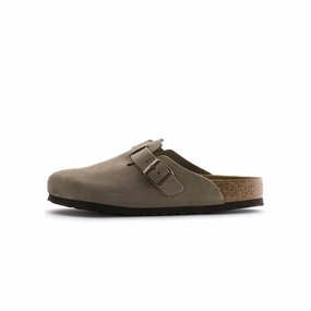 Aerodynamic Gym Shoes Birkenstock Mens Boston Soft Footbed Slippers (Narrow)