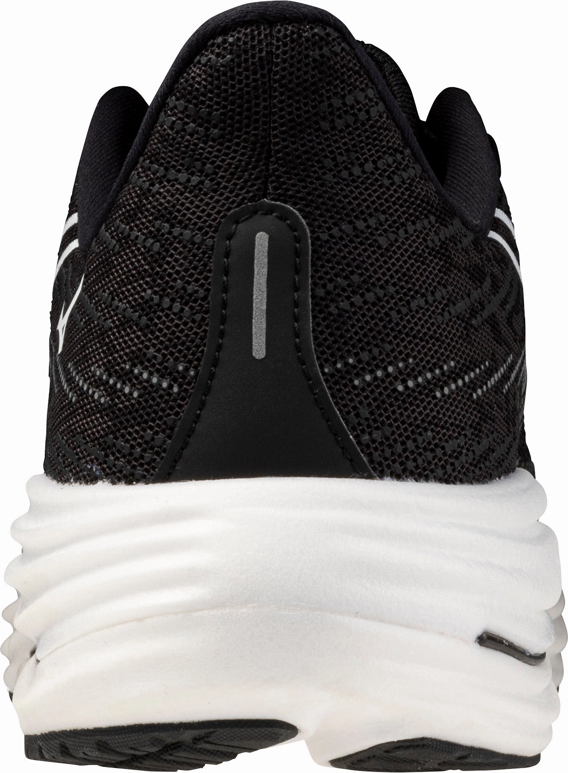 Mizuno Wave Rider 29 Mens Running Shoes - Black supination - control shoes Eco Friendly Synthetic Fibers