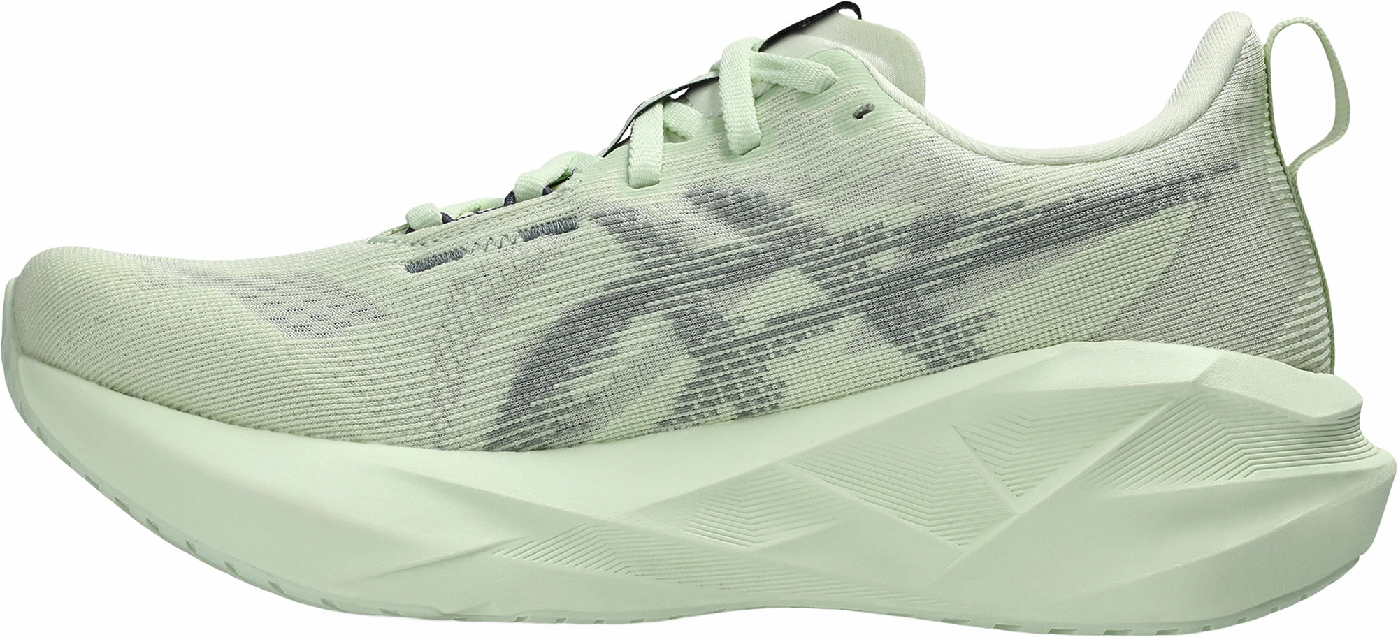 Asics NovaBlast 5 Womens Running Shoes - Green triple - jump shoes