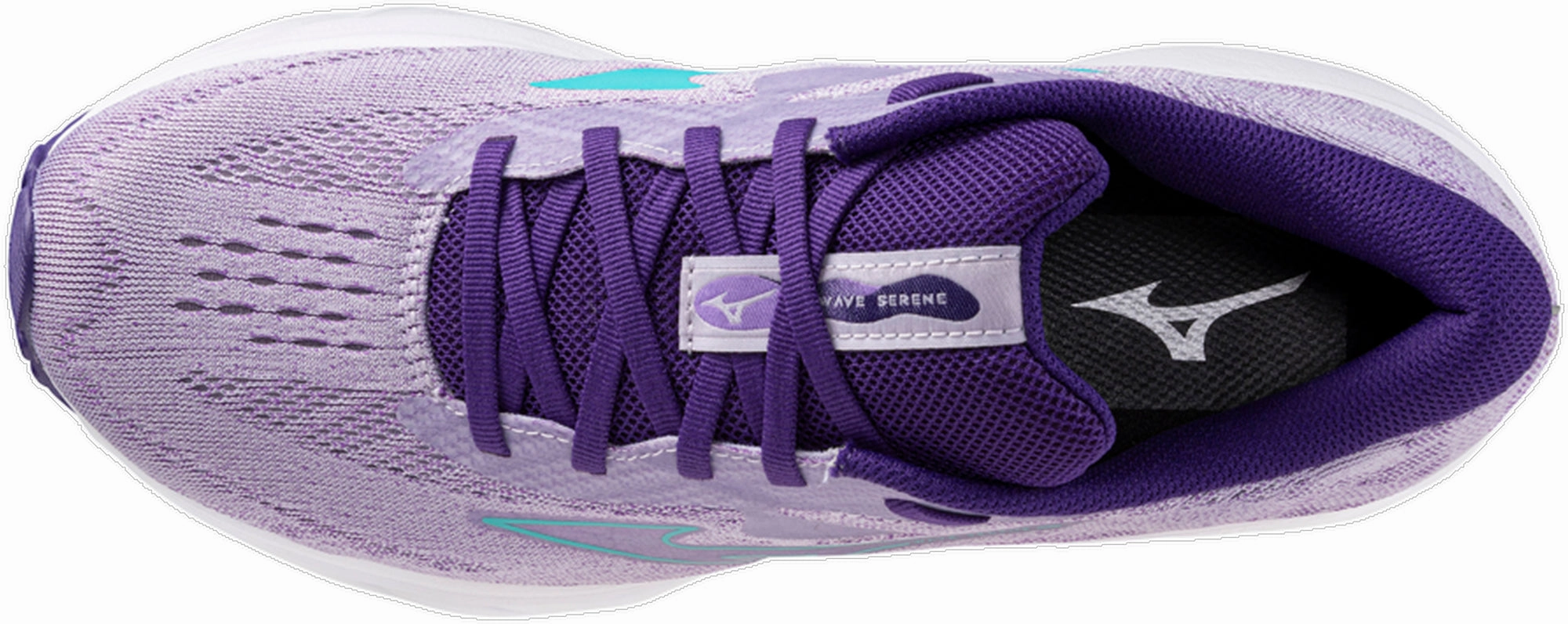 sand running wear Midfoot Stability Mizuno Wave Serene Womens Running Shoes - Purple