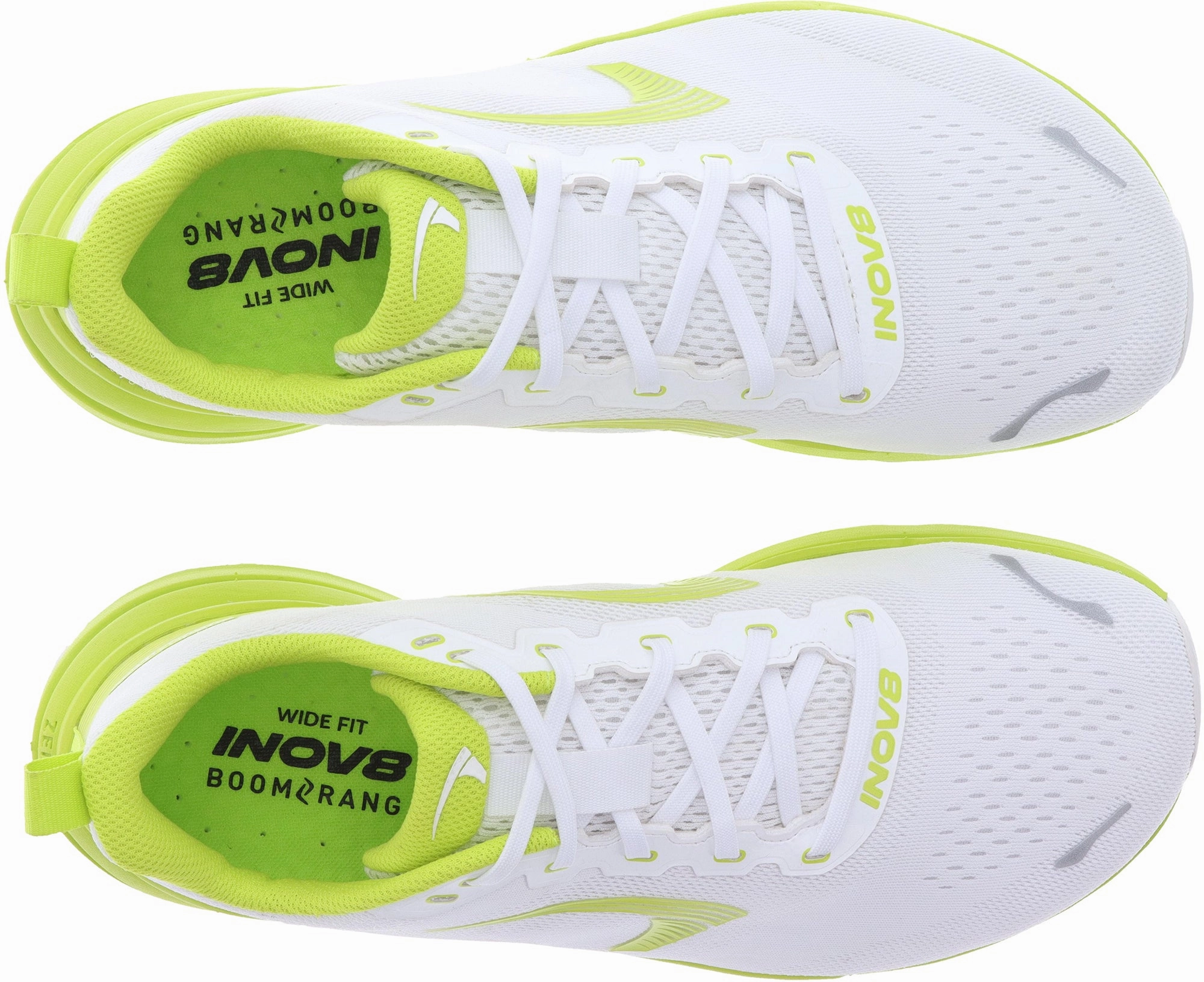Inov8 RoadFly Zero Mens Running Shoes - White Lateral Stability Wall toe - bumper