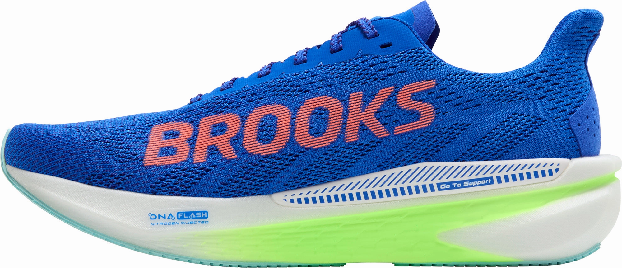 Brooks Hyperion GTS 2 Mens Running Shoes - Blue maximalist shoe style