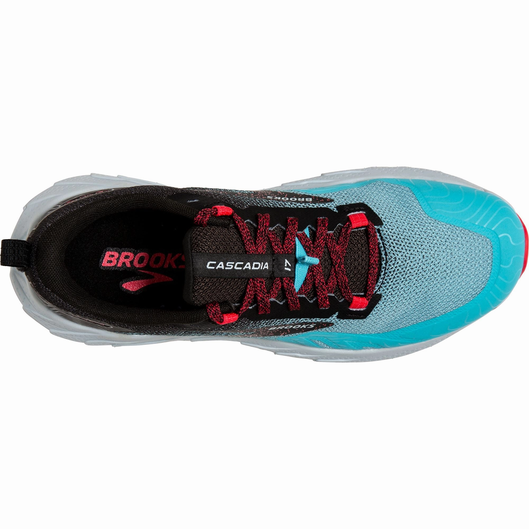 UV Protection Red Wing Heritage Brooks Cascadia 17 Womens Trail Running Shoes - Blue