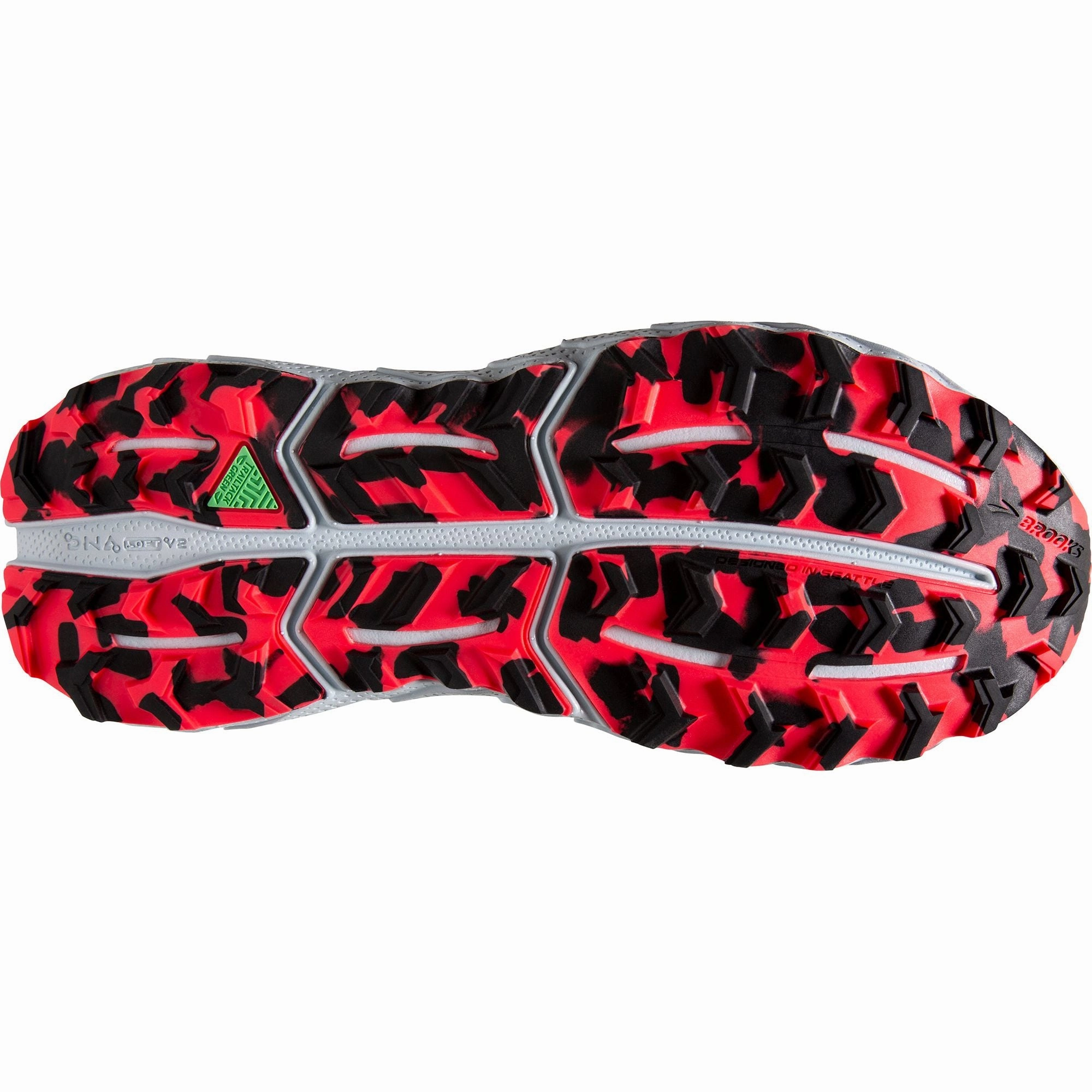 rigid upper shoes Brooks Cascadia 17 Womens Trail Running Shoes - Blue