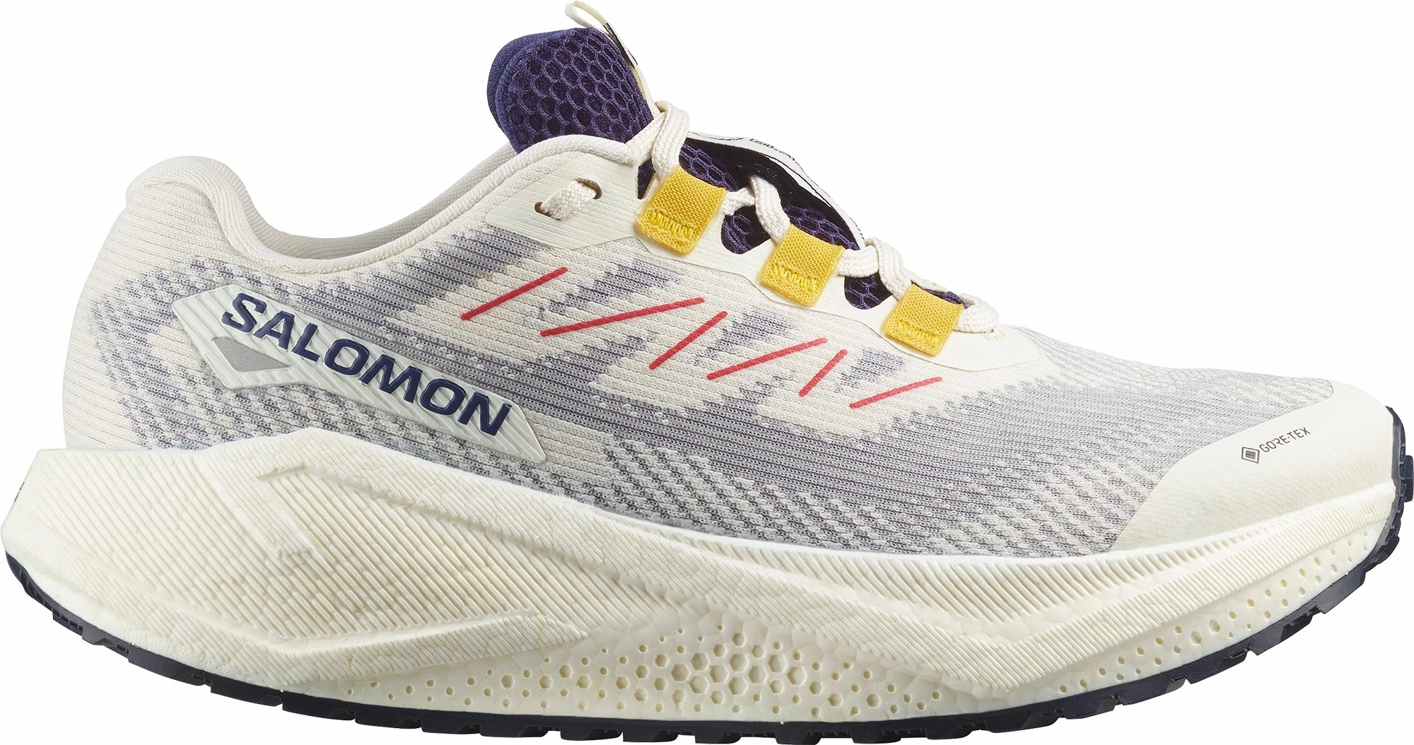 Salomon Aero Blaze 3 GRVL GORE-TEX Womens Trail Running Shoes - White functional - beauty windy weather