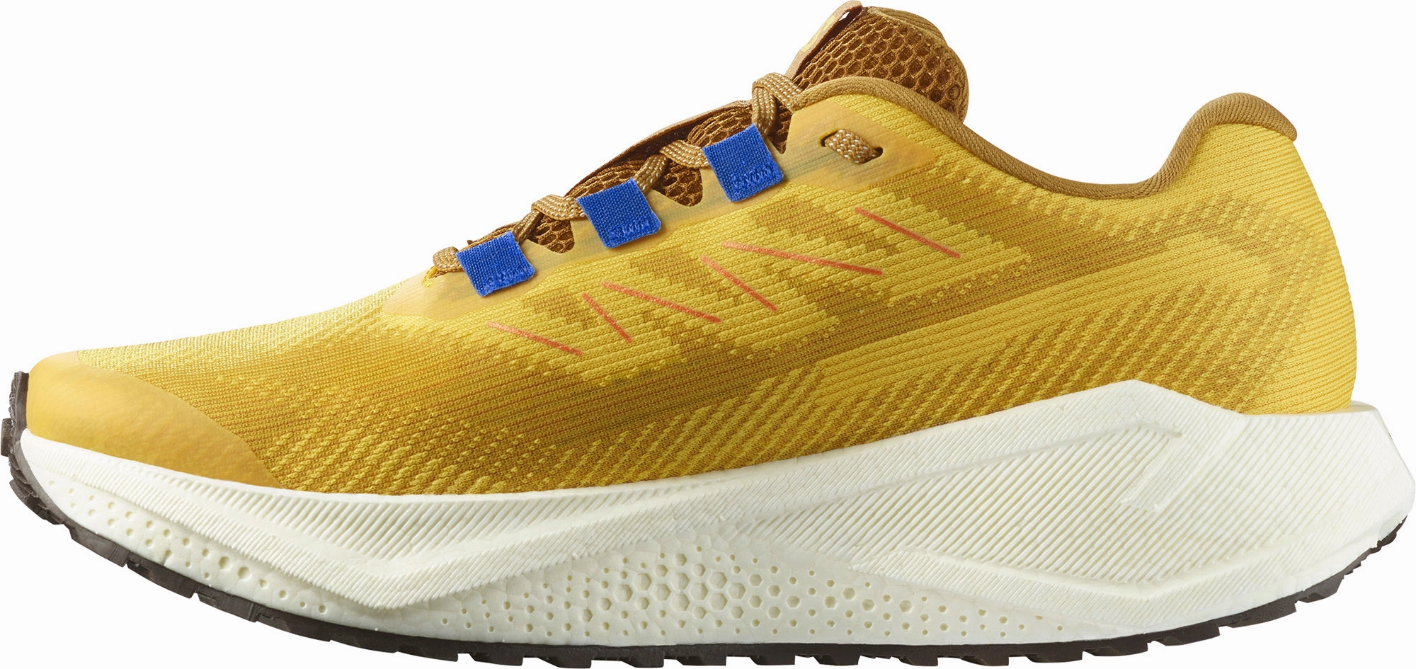 Stair Workout Salomon Aero Blaze 3 GRVL Mens Trail Running Shoes - Yellow