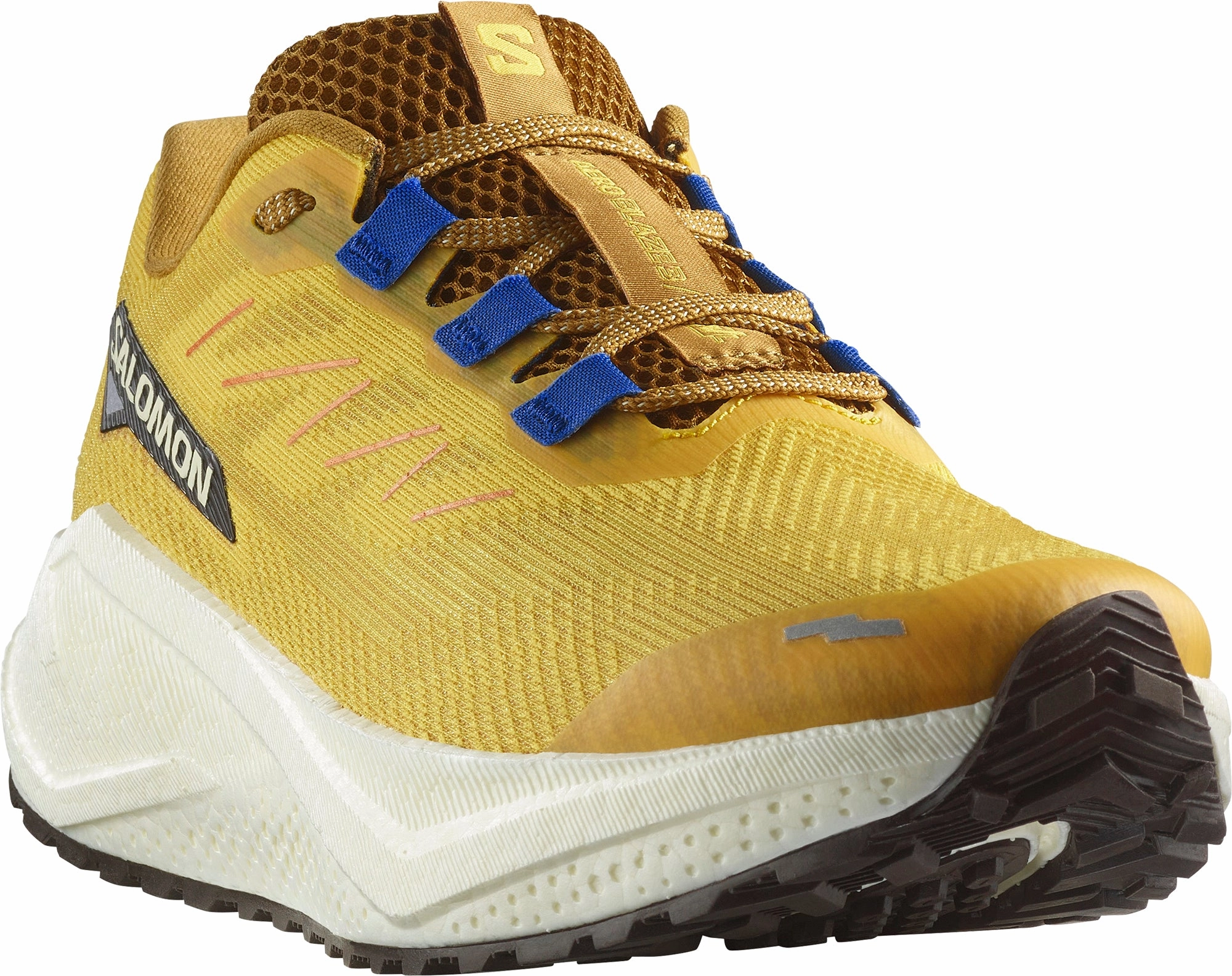 supination control shoes reliable - performance Salomon Aero Blaze 3 GRVL Mens Trail Running Shoes - Yellow