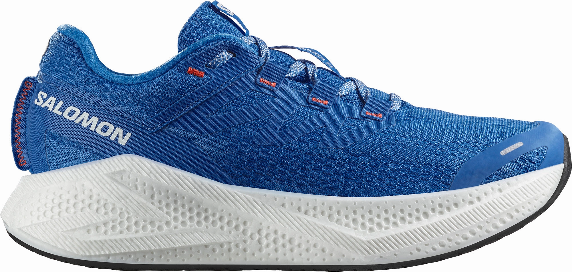 anti - twist shoes toe - box - roomy - design shoes Salomon Aero Glide 3 Mens Running Shoes - Blue