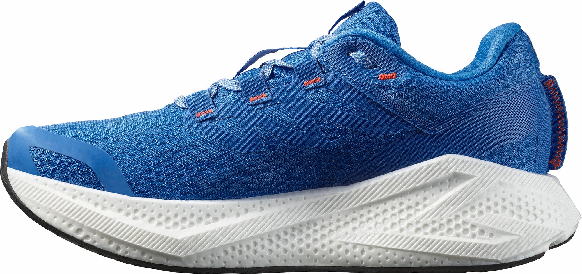 single - density sole shoes foam insole shoes Salomon Aero Glide 3 Mens Running Shoes - Blue