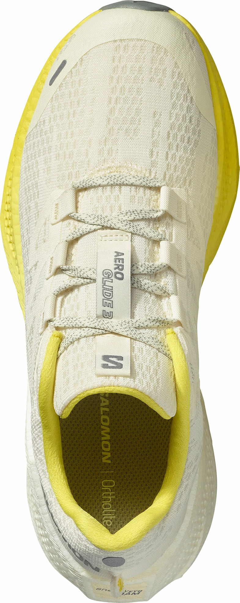 safety equipment running shoes for treadmill users Salomon Aero Glide 3 Mens Running Shoes - White