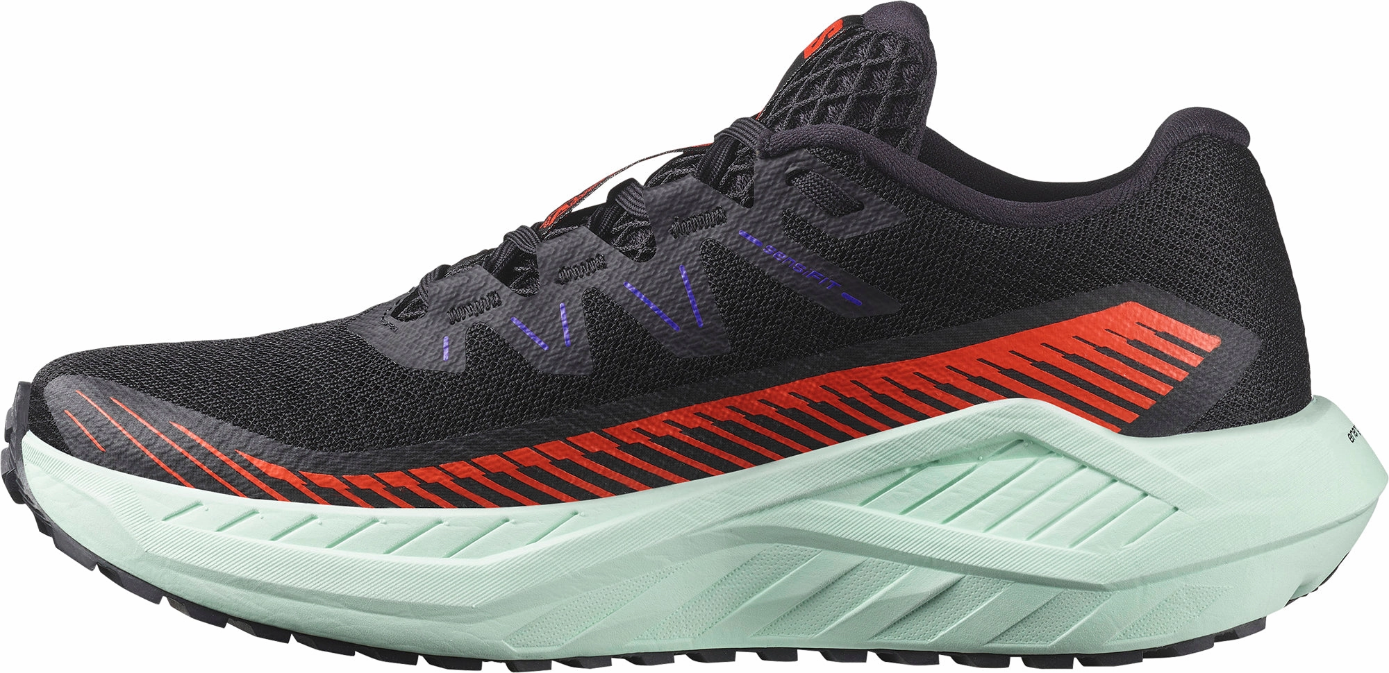 Salomon DRX DEFY GRVL Womens Trail Running Shoes - Black Pressure Distribution Pad