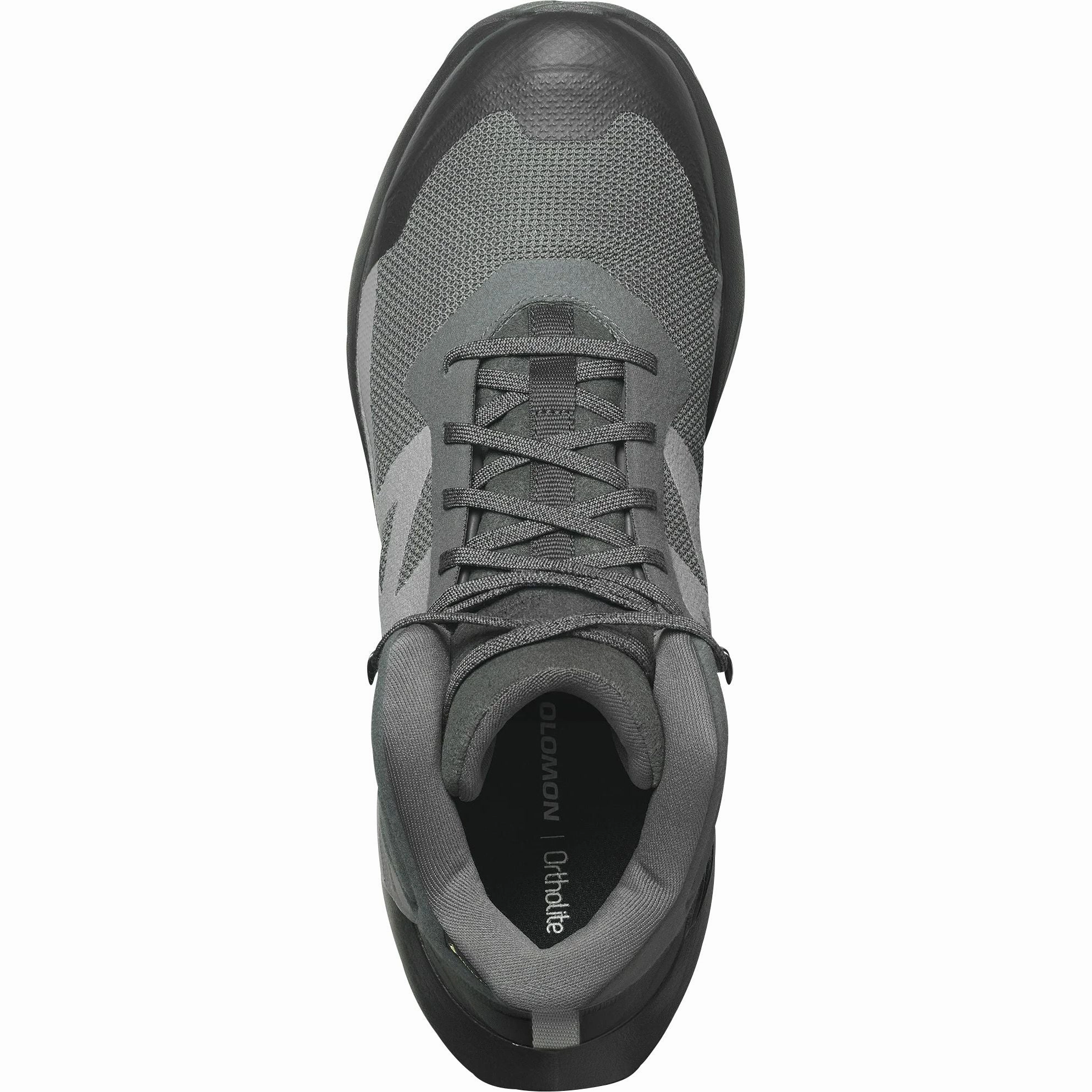 for mud runs Orthopedic Footbed Salomon Elixir Activ Mid GORE-TEX Mens Walking Shoes - Grey