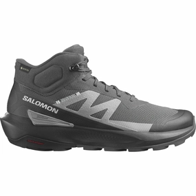 moisture - wicking Salomon Elixir Activ Mid GORE-TEX Mens Walking Shoes - Grey