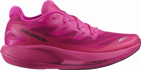 Heel Locking System running - goal Salomon Phantasm 2 Womens Running Shoes - Pink