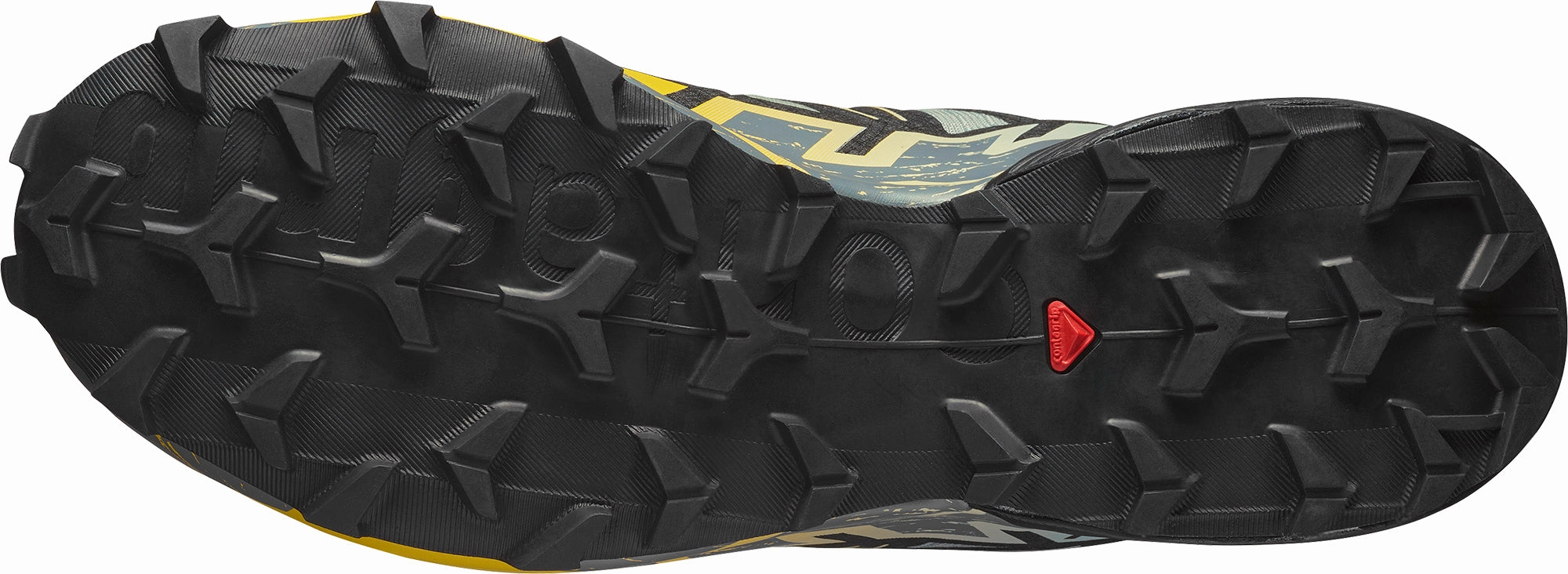 Salomon Speedcross 6 Mens Trail Running Shoes - Green racquetball player shoes warm - weather