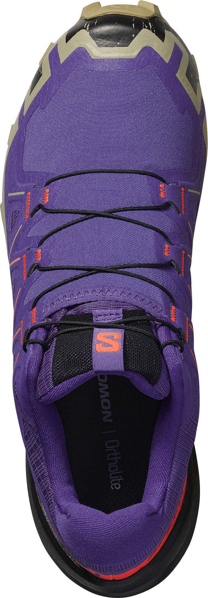 Ergonomic Lace Loops Salomon Speedcross 6 Womens Trail Running Shoes - Purple