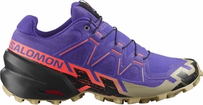 Salomon Speedcross 6 Womens Trail Running Shoes - Purple Support Panel