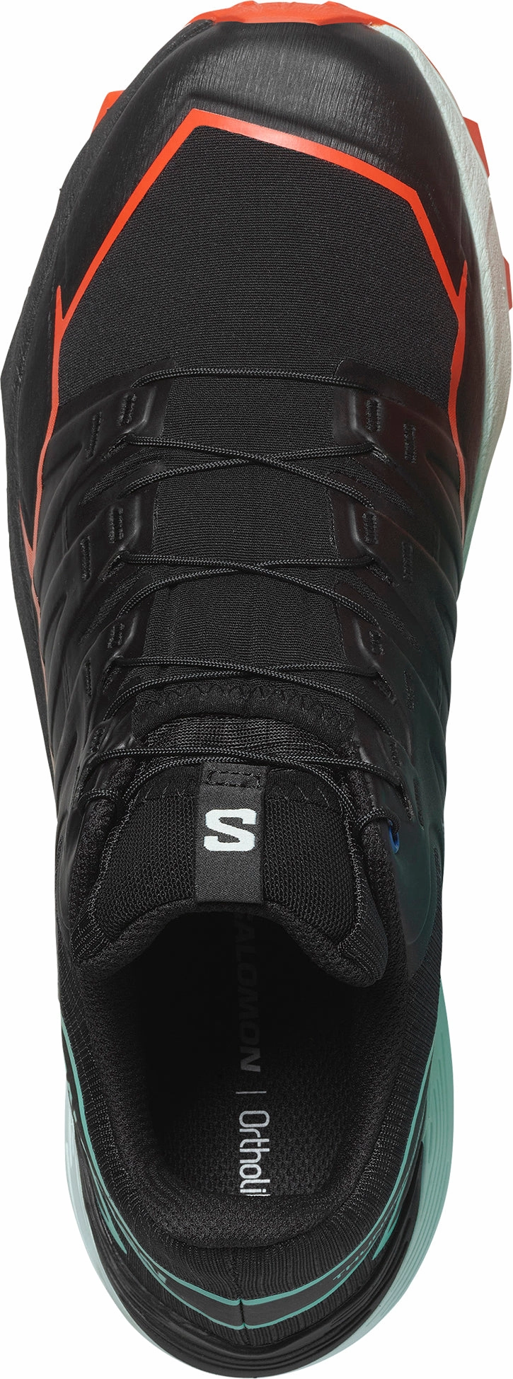 Slip Resistant Grip recycled - material shoes Salomon Thundercross Mens Trail Running Shoes - Black