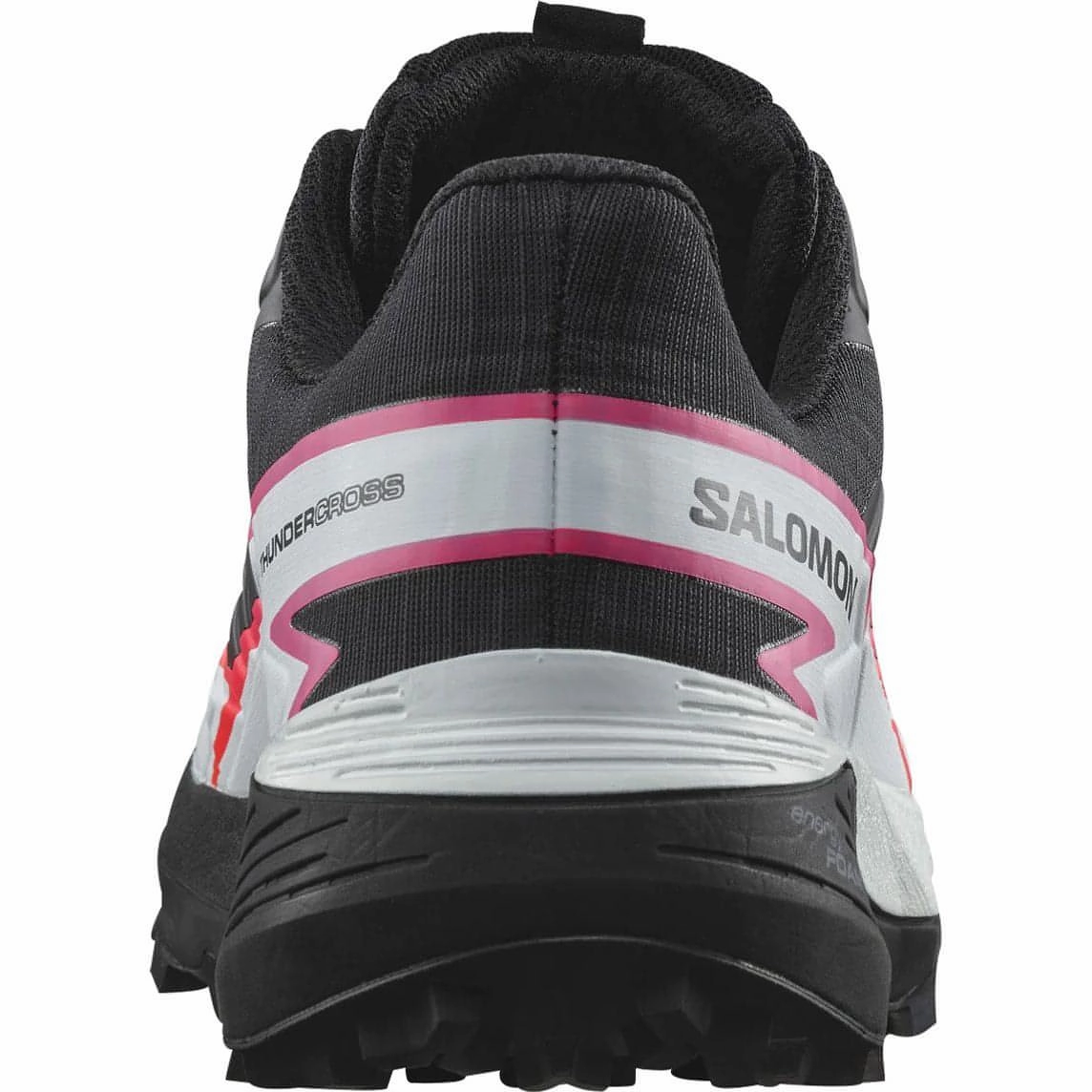 Perimeter Wrapping LaceAdjustment Salomon Thundercross Womens Trail Running Shoes - Black