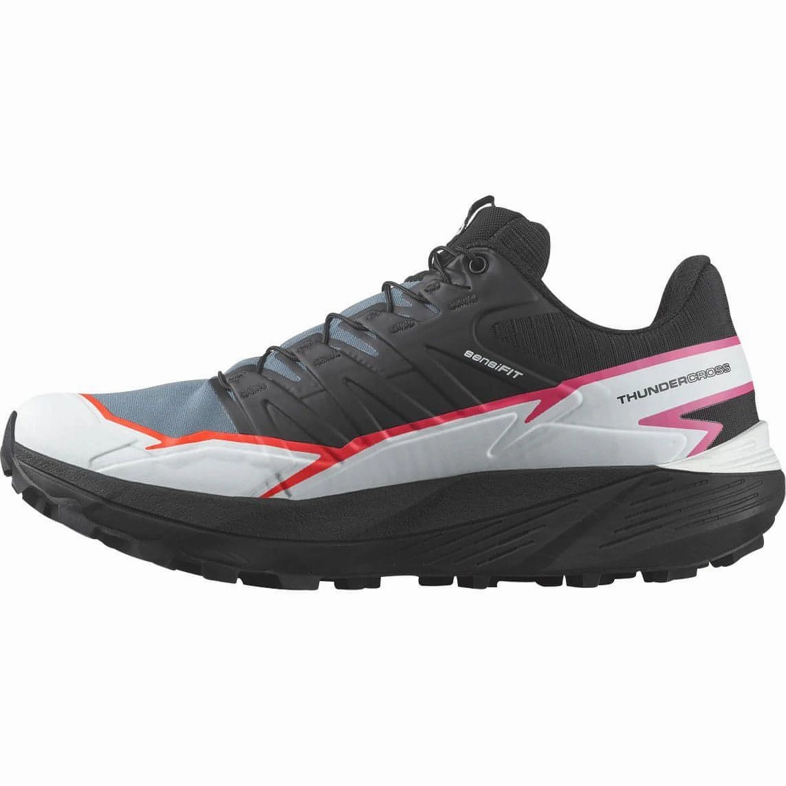 cross - training gear Salomon Thundercross Womens Trail Running Shoes - Black