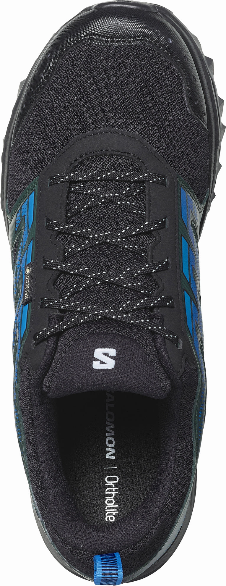 Salomon Wander GORE-TEX Mens Trail Running Shoes - Black Contoured Arch Design narrow - fit precision