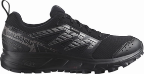 Salomon Wander GORE-TEX Womens Trail Running Shoes - Black Abrasion Resistant Material Abrasion Resistant Toe Cap