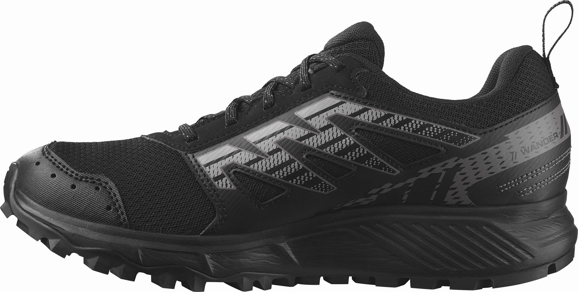 anti - skid shoes Well Fitted Salomon Wander GORE-TEX Womens Trail Running Shoes - Black
