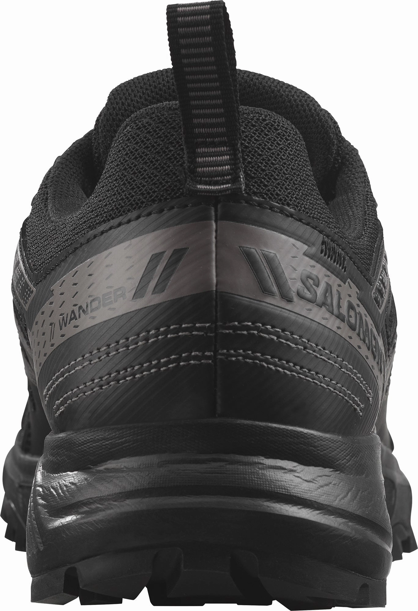 running pants Ankle Stability Design Salomon Wander GORE-TEX Womens Trail Running Shoes - Black