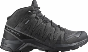 moisture - evacuation summer material Salomon X-Adventure Recon Mid GORE-TEX Mens Walking Shoes - Black