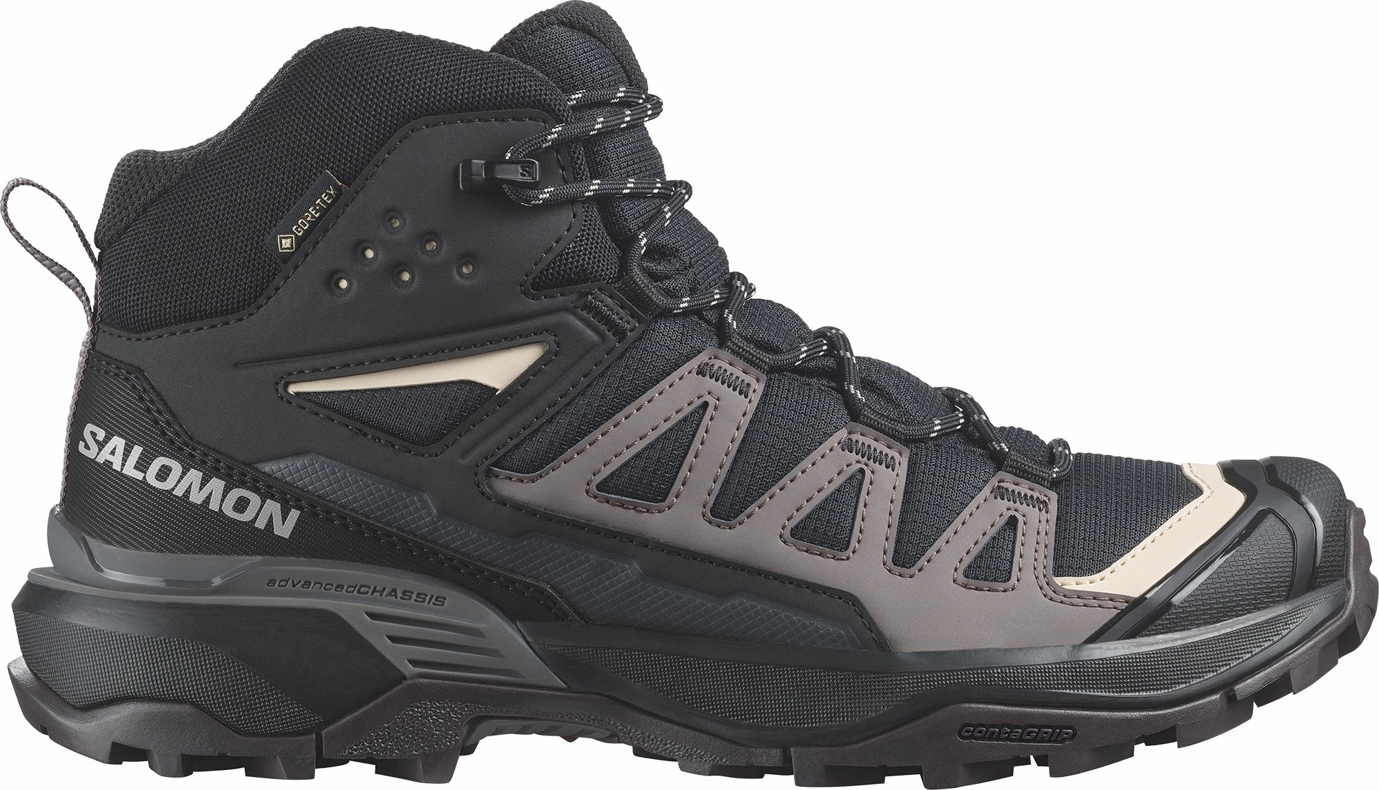 Salomon X Ultra 360 Mid GORE-TEX Womens Walking Boots - Black Odor Control Technology