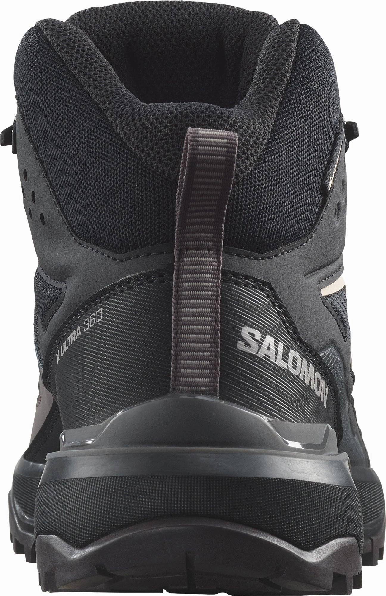 Anti - fatigue for light colors Salomon X Ultra 360 Mid GORE-TEX Womens Walking Boots - Black