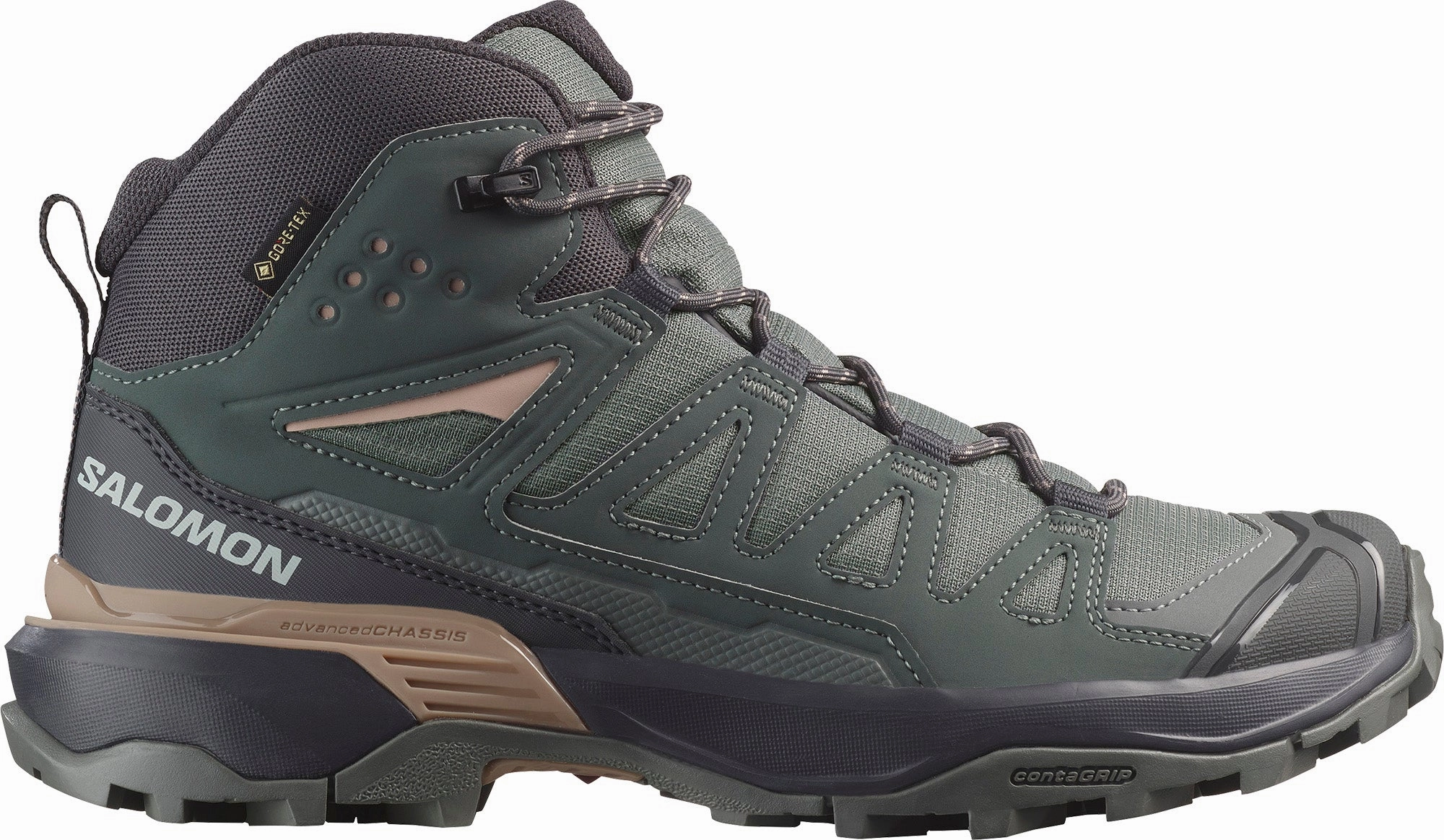 shoe maintenance enhancement Salomon X Ultra 360 Mid GORE-TEX Womens Walking Boots - Green