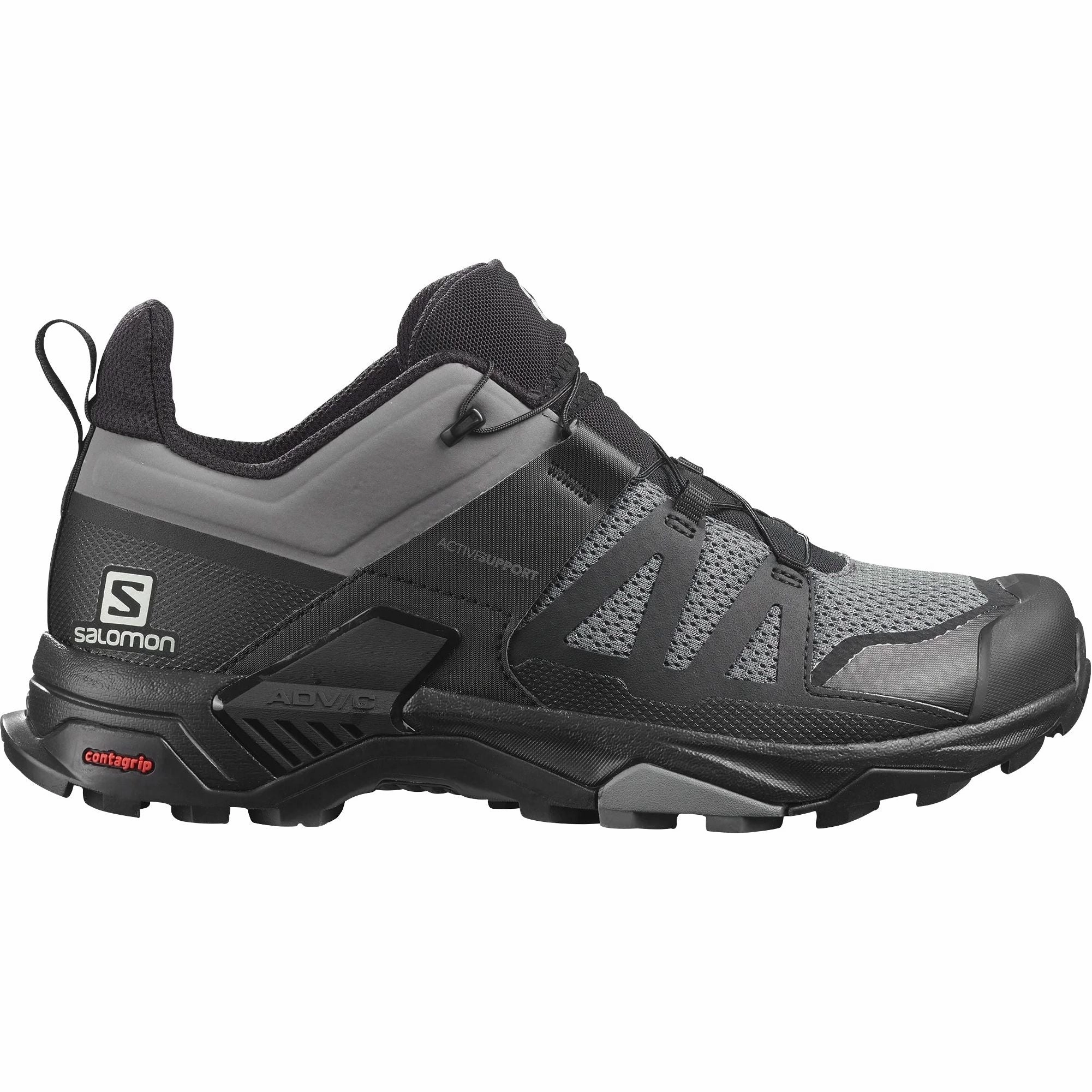 athletes material runners Salomon X Ultra 4 Mens Walking Shoes - Grey