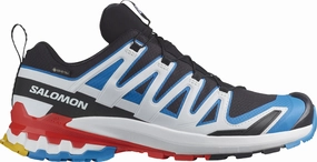Salomon XA Pro 3D V9 GORE-TEX Mens Trail Running Shoes - Black Torque Control Bridge Stable Heel Counter