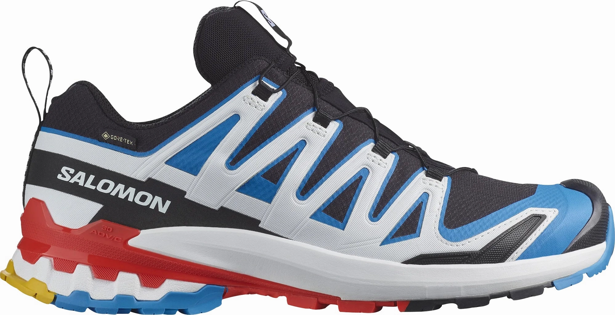 Salomon XA Pro 3D V9 GORE-TEX Mens Trail Running Shoes - Black Torque Control Bridge Stable Heel Counter