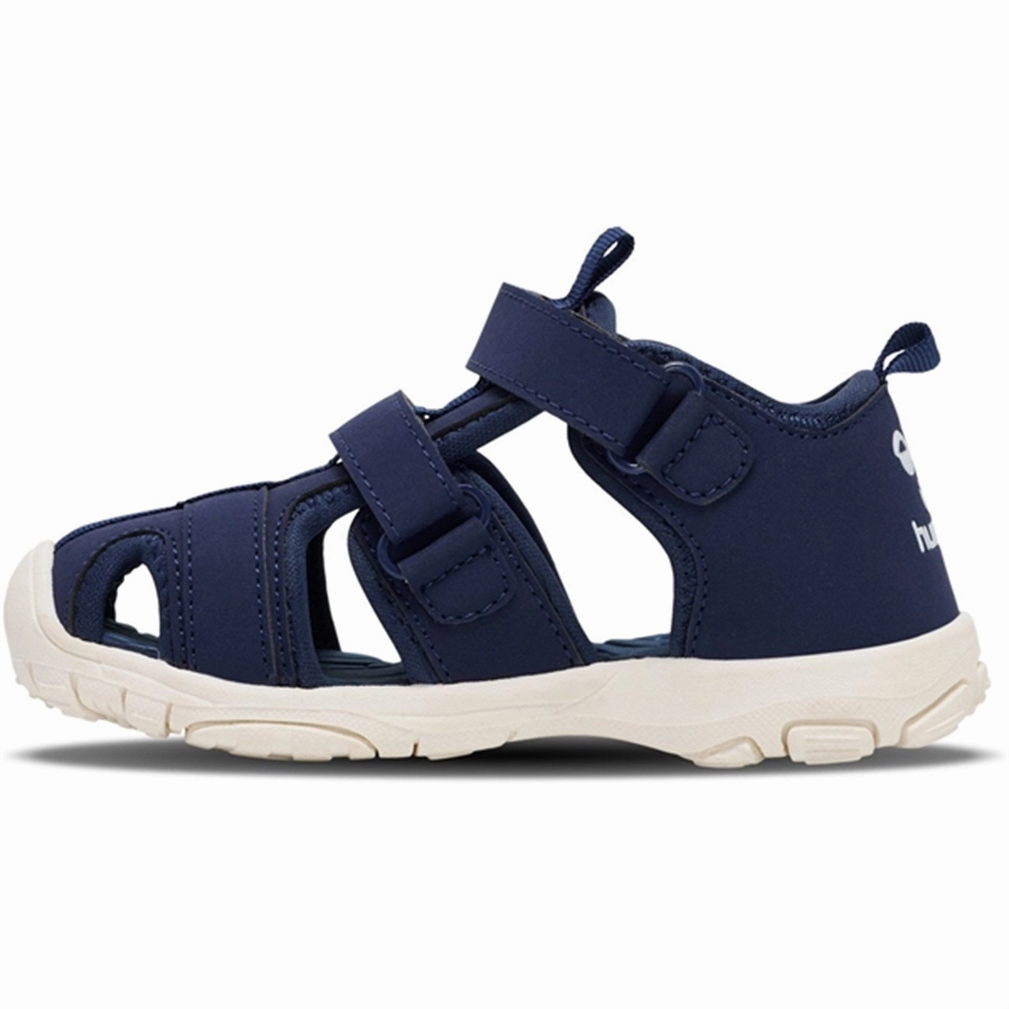 Hummel Velcro Infant Sandal Navy Peony Stylish Beach Footwear Back Help