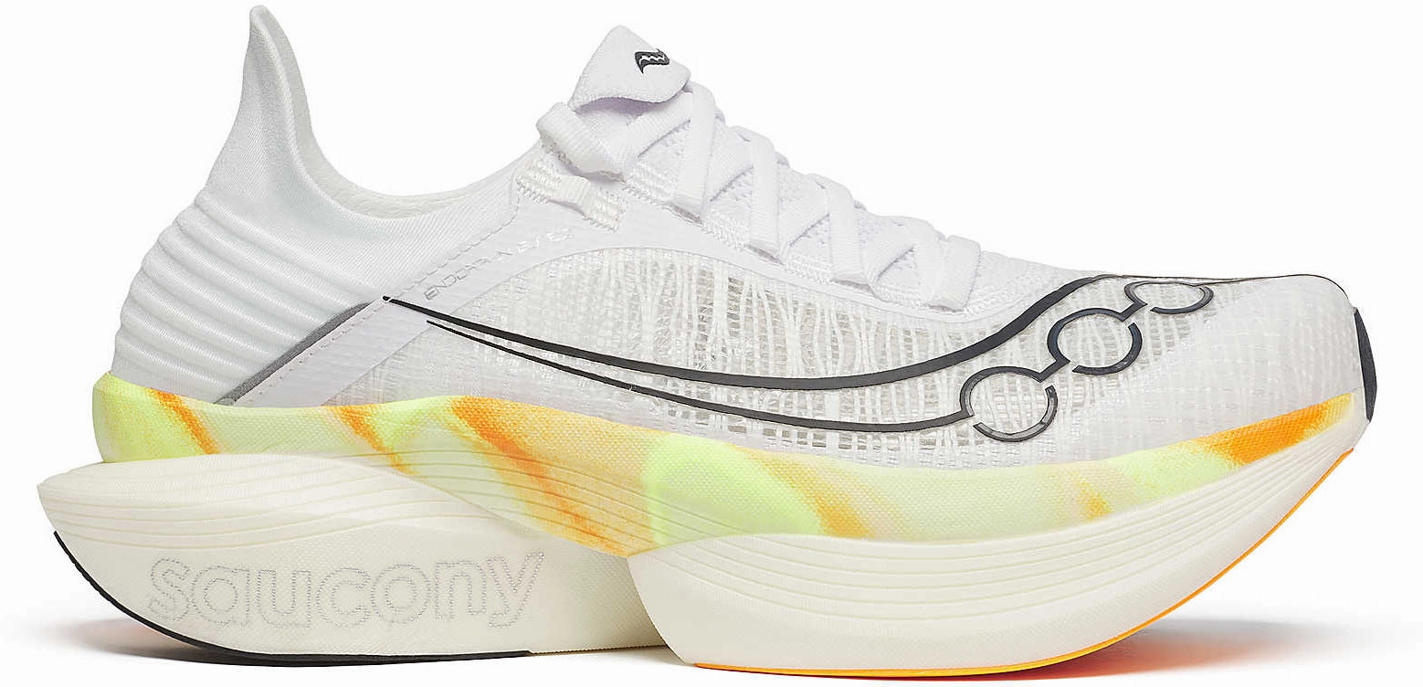 Saucony Endorphin Elite 2 Running Shoes - White Professional athlete Training - session