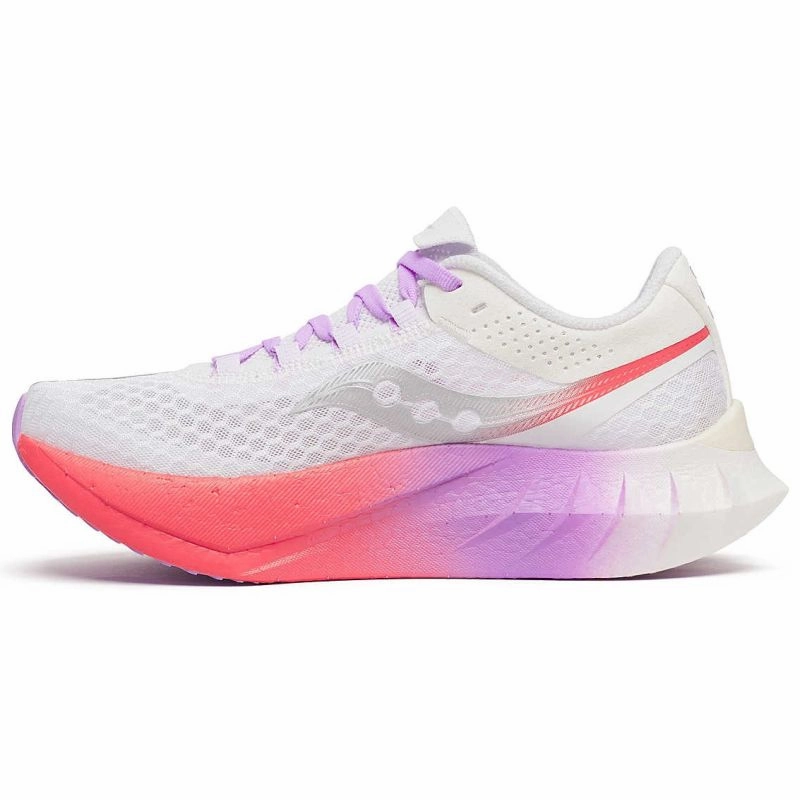 Saucony Endorphin Pro 4 B Womens Running Shoes Torsional Reinforcement running in fun runs shoes