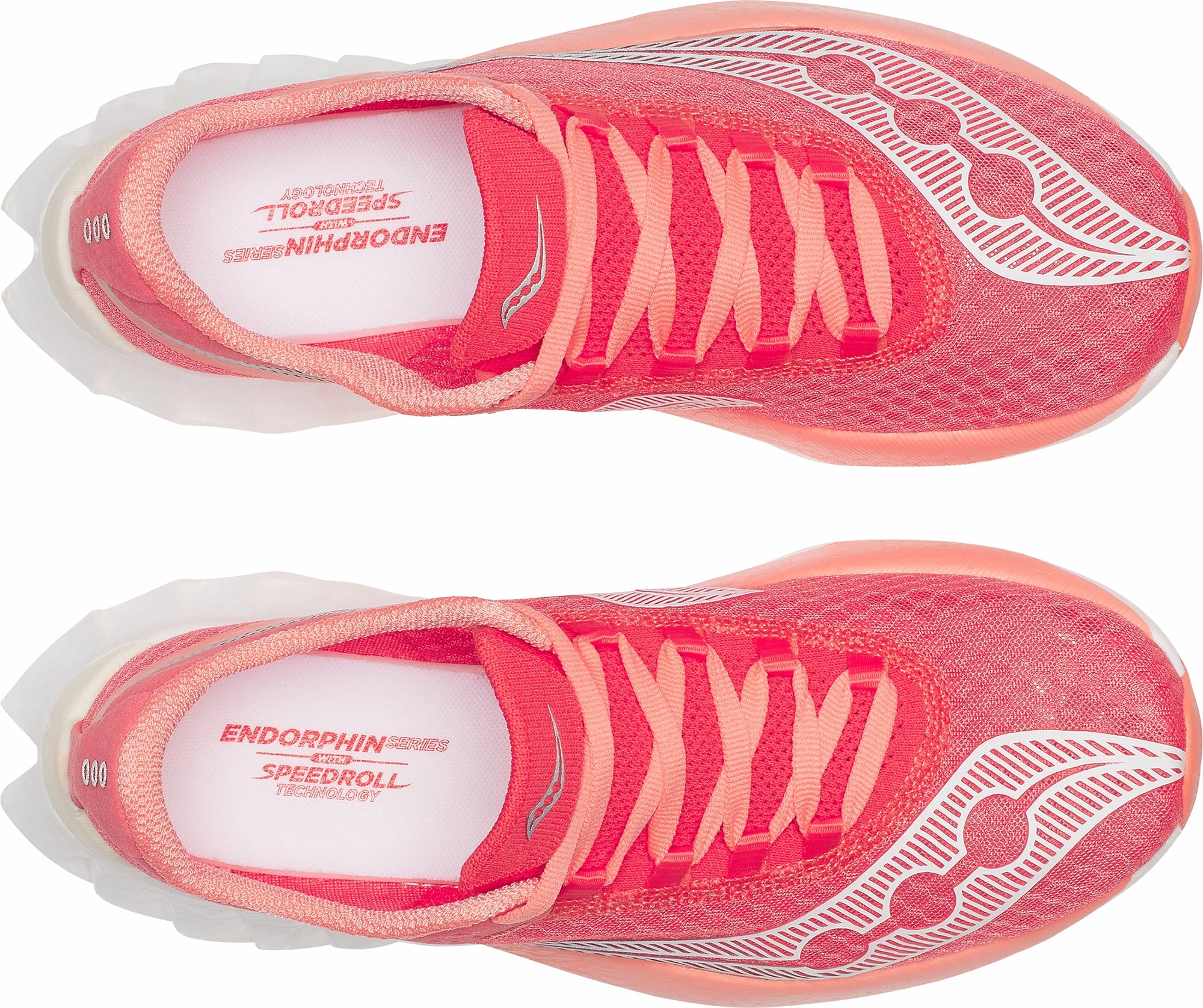 over - pronation Energy Transfer Shank Saucony Endorphin Pro 4 Womens Running Shoes - Pink
